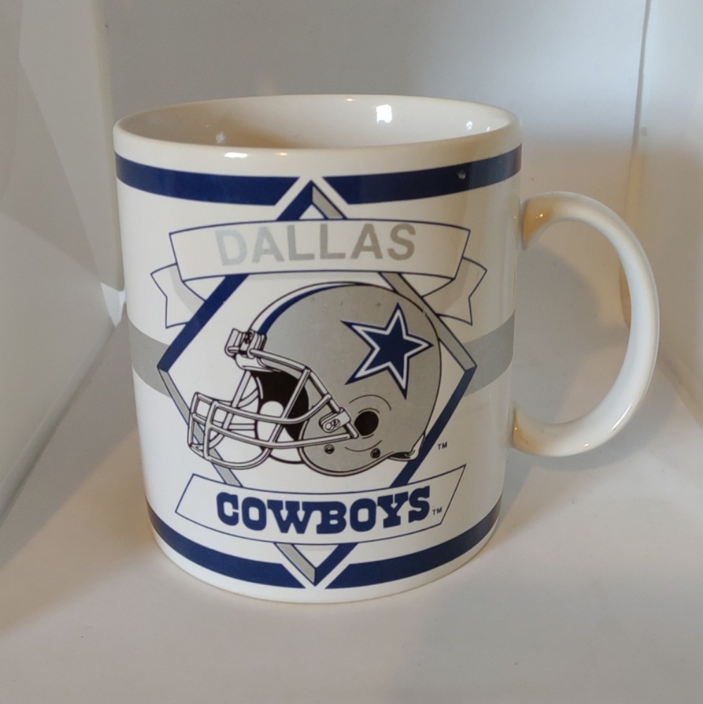 Dallas Cowboys Coffee Mug Ceramic Cup 16 oz NFL Team Russ Berrie & Co.  #30236